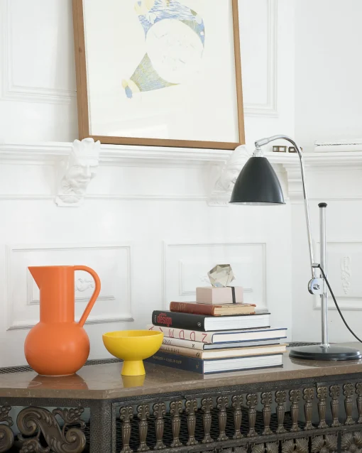Fashion Carafe Strom Medium Ceramique Orange / H 24 Cm - Ceramique / Fait Main - Unisexe Carafes Et Décanteurs