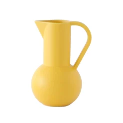 Online Carafe Strom Medium Ceramique Jaune / H 24 Cm - Ceramique / Fait Main - Unisexe Carafes Et Décanteurs