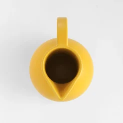 Online Carafe Strom Medium Ceramique Jaune / H 24 Cm - Ceramique / Fait Main - Unisexe Carafes Et Décanteurs