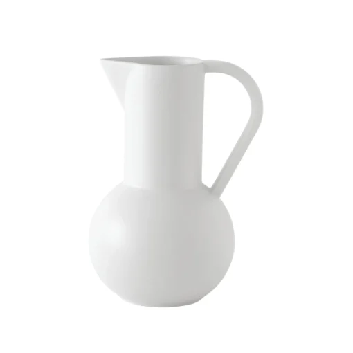 Hot Carafe Strom Medium Ceramique Gris / H 24 Cm - Ceramique / Fait Main - Unisexe Carafes Et Décanteurs
