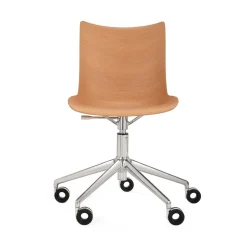Cheap Chaise A Roulettes P/Wood Bois Naturel /  Hauteur Reglable - Unisexe Fauteuils De Bureau