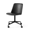 Best Chaise A Roulettes Rely Hw23 Cuir / Rembourree - Unisexe Fauteuils De Bureau