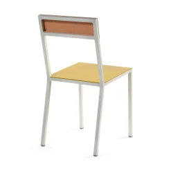 Flash Sale Chaise Alu Chair Metal Rose Jaune / Aluminium - Unisexe Chaises De Jardin