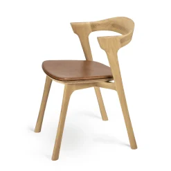 Discount Chaise Bok Indoor Cuir Bois Naturel - Unisexe Fauteuils De Bureau