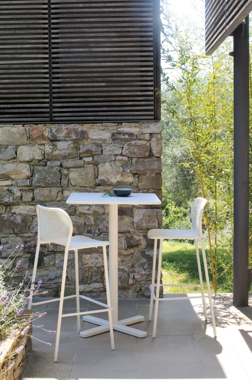 Discount Chaise De Bar Darwin Metal/ H 75 Cm - Unisexe Tabourets De Bar D'extérieur