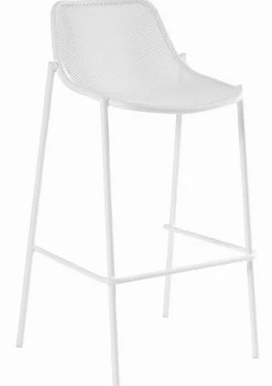 Cheap Chaise De Bar Round Metal/ H 78 Cm - Unisexe Tabourets De Bar D'extérieur