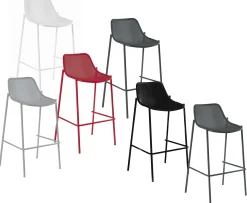 Cheap Chaise De Bar Round Metal/ H 78 Cm - Unisexe Tabourets De Bar D'extérieur