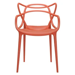 Sale Chaise Empilable Masters Plastique Rouge - Unisexe Fauteuils De Bureau