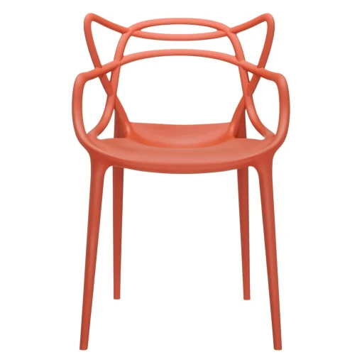 Sale Chaise Empilable Masters Plastique Rouge - Unisexe Fauteuils De Bureau
