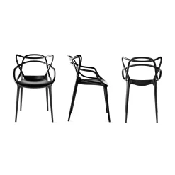 Cheap Chaise Empilable Masters Plastique/ Lot De 4 - Unisexe Chaises De Jardin