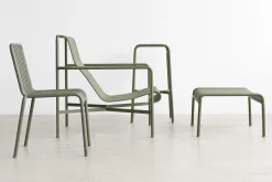 Cheap Chaise Empilable Palissade Metal Vert / R & E Bouroullec - Unisexe Chaises De Jardin