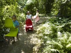 New Chaise Enfant Panton Junior Plastique Rose / By Verner Panton, 1959 - Unisexe Chaises De Jardin