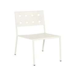 Clearance Chaise Lounge Empilable Balcony Metal Beige - Unisexe Fauteuils De Jardin