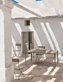 Flash Sale Chaise Pliante Laren Bois Naturel / Teck Patine - Unisexe Chaises De Jardin