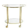 New Chariot Gold Verre Or Transparent Metal - Unisexe Compléments D'Ameublement