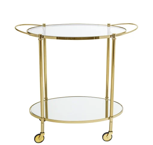 New Chariot Gold Verre Or Transparent Metal - Unisexe Compléments D'Ameublement