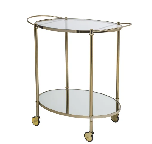 New Chariot Gold Verre Or Transparent Metal - Unisexe Compléments D'Ameublement