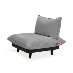 Fashion Chauffeuse Paletti Tissu Gris - Unisexe Fauteuils De Jardin