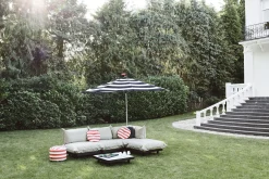Fashion Chauffeuse Paletti Tissu Gris - Unisexe Fauteuils De Jardin