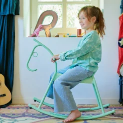 Cheap Cheval A Bascule Adada Metal Jaune / Interieur-Exterieur - Unisexe Mobilier Kids