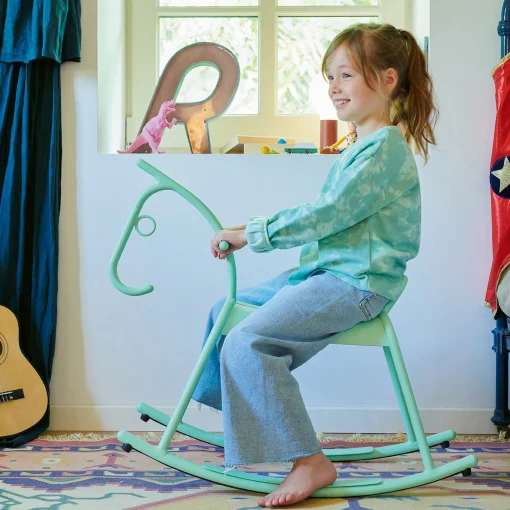 Cheap Cheval A Bascule Adada Metal Jaune / Interieur-Exterieur - Unisexe Mobilier Kids