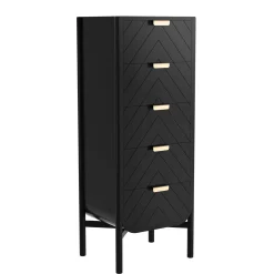 New Chiffonnier Marius Bois/ L 50 X H 130 Cm - Unisexe Commodes Buffets Armoires