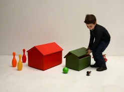 Sale Coffre Maison Bois/ Small - L 35 Cm - Unisexe Mobilier Kids