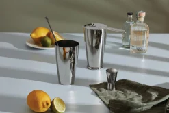 Best Sale Coffret Shaker Lunar Eclipse Metal / By Ettore Sottsass - Set 4 Pieces - Unisexe Terrasses Et Balcons