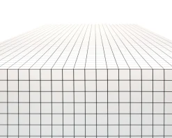Hot Console Basse Quaderna Plastique Blanc / L 150 X H 39 Cm - Superstudio, 1972 - Unisexe Consoles