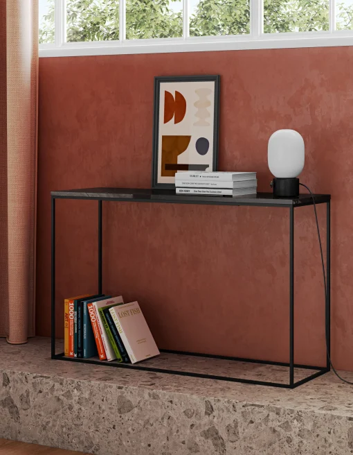 Fashion Console Marble Pierre / Marbre - L 120 X H 76 Cm - Unisexe Consoles
