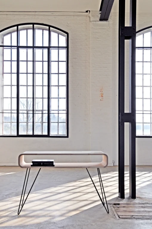 Flash Sale Console Metro Sofa Metal Bois Naturel / Bureau - L 120 X H 80 Cm - Unisexe Consoles