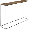 Flash Sale Console Slim Irony Art Cuivre Metal / L 124 Cm - Unisexe Consoles