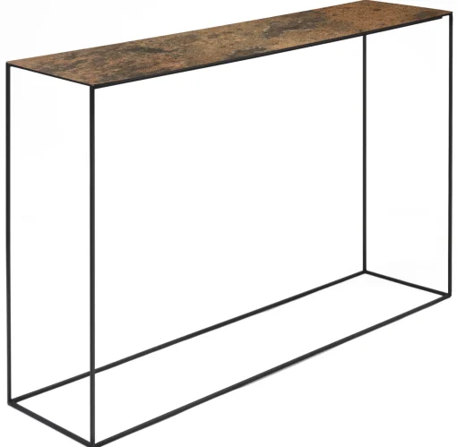 Flash Sale Console Slim Irony Art Cuivre Metal / L 124 Cm - Unisexe Consoles