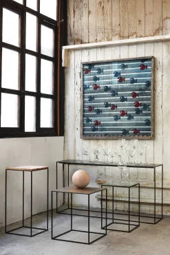 Flash Sale Console Slim Irony Art Cuivre Metal / L 124 Cm - Unisexe Consoles