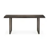 Clearance Console Stability Metal Bois Marron Noir / L 170 X H 75 Cm - Sculpte Main - Unisexe Consoles