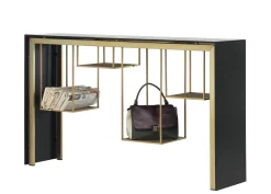 Cheap Console Tokyo Metal Papier Grisor / L 150 Cm - Paperstone - Unisexe Consoles