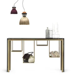 Cheap Console Tokyo Metal Papier Grisor / L 150 Cm - Paperstone - Unisexe Consoles