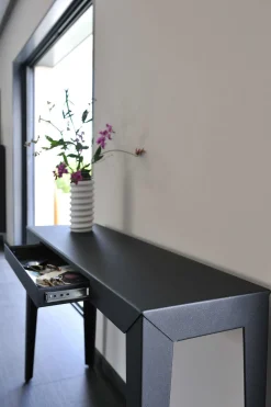 Cheap Console Zef Metal/ Avec Tiroir - 120 X 35 Cm - Unisexe Consoles