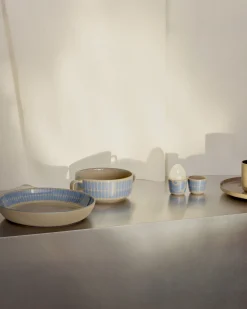 Shop Coquetier Alku & Unikko Ceramique Bleu / Set De 2 - Unisexe Accessoires Cuisine