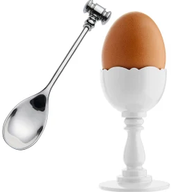 Hot Coquetier Dressed Plastique / Pmma - Avec Cuillere A Oeuf - Unisexe Accessoires Cuisine
