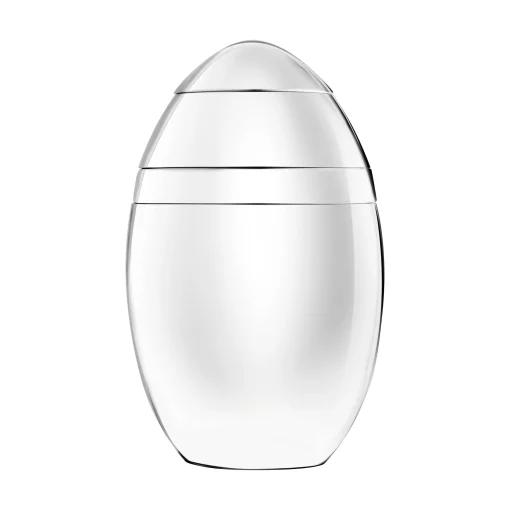 Flash Sale Coquetier L'Oeuf D'Argent Argent Metal / 4 Pieces Empilables - - Unisexe Accessoires Cuisine