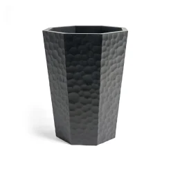 Best Sale Corbeille A Papier Chopped Bois / Acajou - O 28 X H 35 Cm - Unisexe Accessoires Bureau