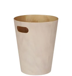 Fashion Corbeille A Papier Woodrowbois Naturel / Panier En Bois - O 23 X H 28 Cm - Unisexe Accessoires Bureau