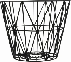 Store Corbeille Wire Medium Metal/ O 50 X H 40 Cm - Unisexe Accessoires Salle De Bains