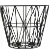 Outlet Corbeille Wire Small Metal/ O 40 X H 35 Cm - Unisexe Accessoires Salle De Bains