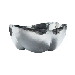 Discount Coupe Cloud Argent Metal / O 43 X H 19 Cm - Fait Main - Unisexe Corbeilles Centres De Table