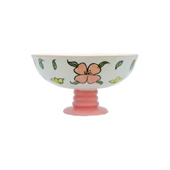 Shop Coupe Flower Ceramique/ O 30 X H 16 Cm - Fait Main - Unisexe Corbeilles Centres De Table