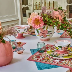 Shop Coupe Flower Ceramique/ O 30 X H 16 Cm - Fait Main - Unisexe Corbeilles Centres De Table