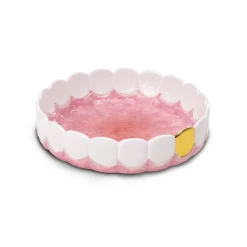 Store Coupe Holy Smokes Ceramique Blanc Rose / Vide-Poches - Ceramique / O 20  Cm - Unisexe Saladiers Coupes Et Bols