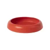 Fashion Coupe Omar 02 Ceramique Rose Orange / Plat - Large / O 30,8 X H 6,3 Cm - Fait Main - Unisexe Corbeilles Centres De Table